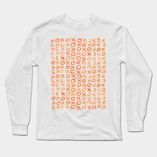 Xoxo valentine's day - orange Long Sleeve T-Shirt